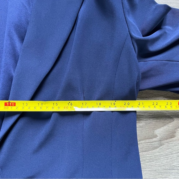 NWOT Boston Proper Beyond Travel Classic Boyfriend Blazer Maritime Navy size 18 - Picture 8 of 9